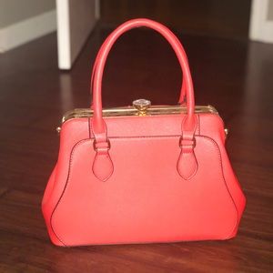 VIBRANT RED ORANGE PURSE